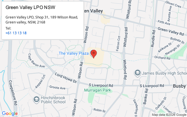 Green Valley LPO NSW