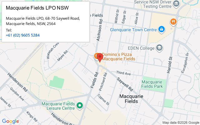 Macquarie Fields LPO NSW