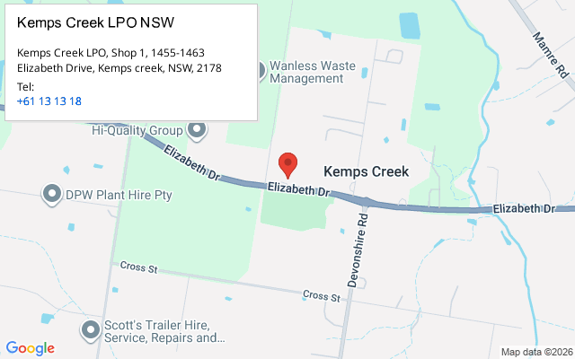 Kemps Creek LPO NSW
