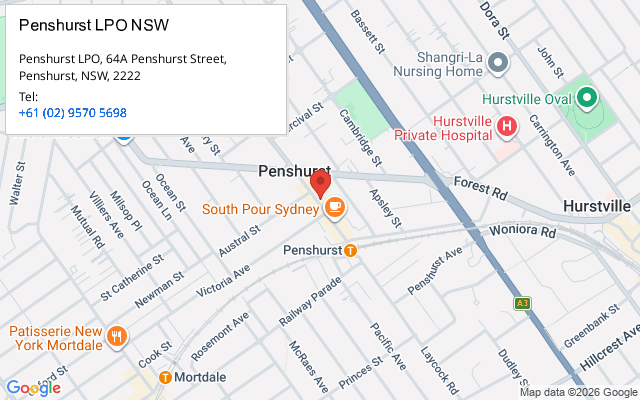 Penshurst LPO NSW