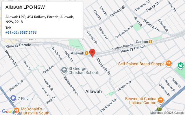 Allawah LPO NSW