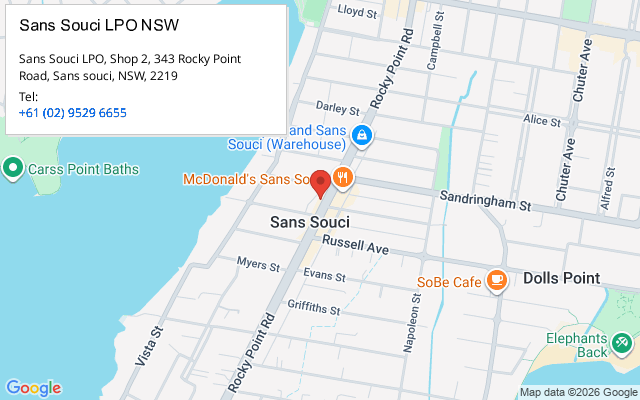 Sans Souci LPO NSW