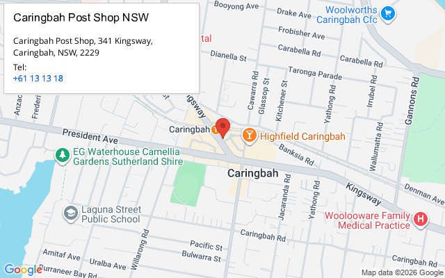 Caringbah Post Shop NSW