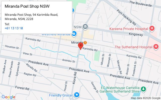Miranda Post Shop NSW