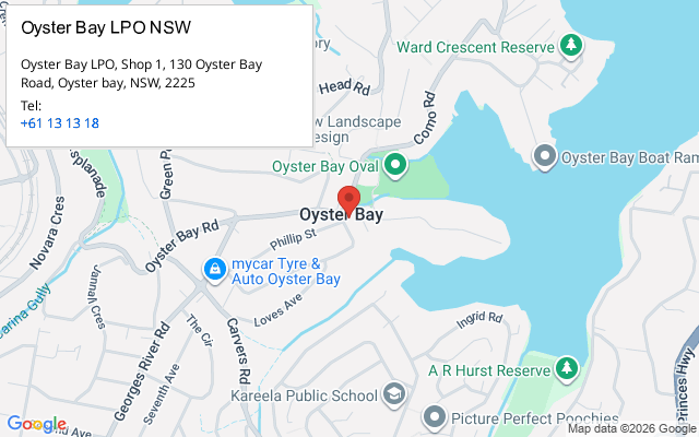 Oyster Bay LPO NSW