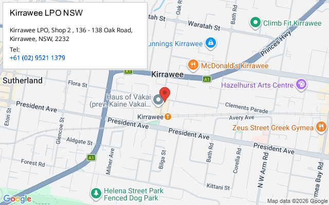 Kirrawee LPO NSW