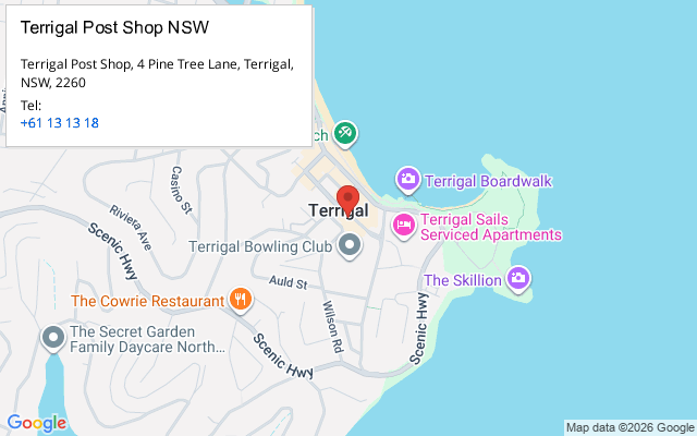 Terrigal Post Shop NSW