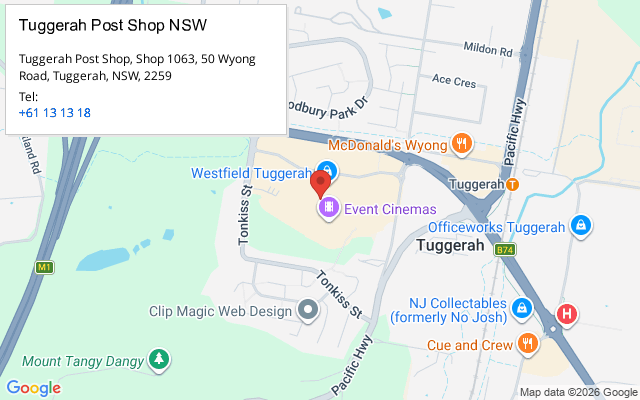 Tuggerah Post Shop NSW