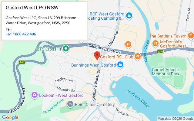 Gosford West LPO NSW