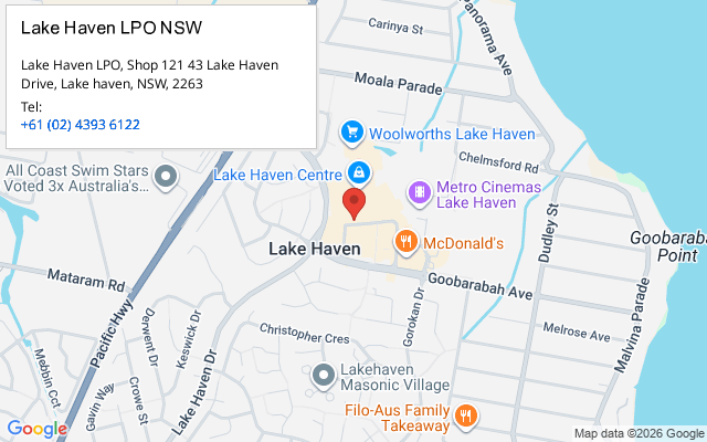 Lake Haven LPO NSW