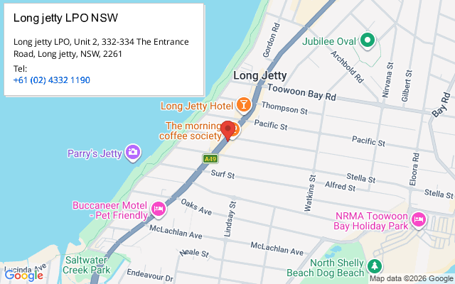 Long jetty LPO NSW
