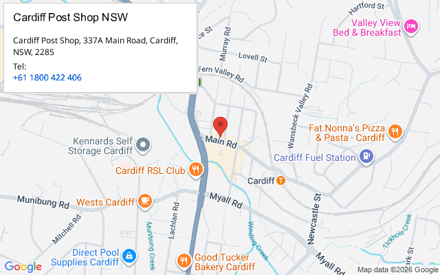 Cardiff Post Shop NSW
