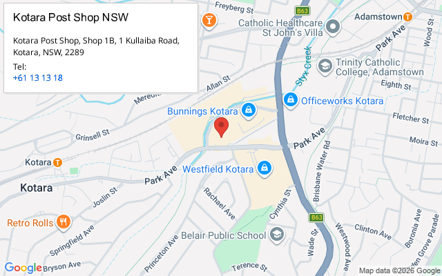 Kotara Post Shop NSW