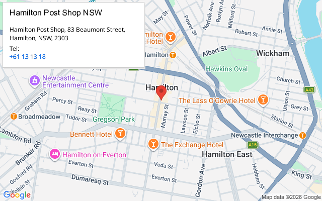 Hamilton Post Shop NSW