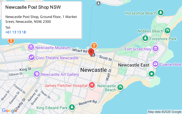 Newcastle Post Shop NSW