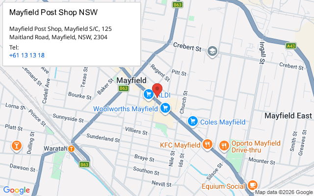 Mayfield Post Shop NSW