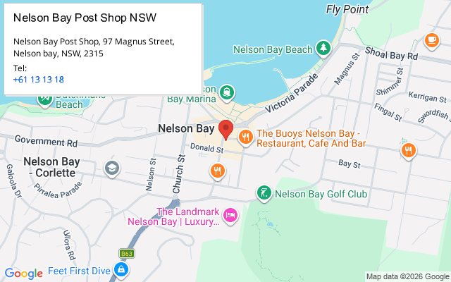Nelson Bay Post Shop NSW