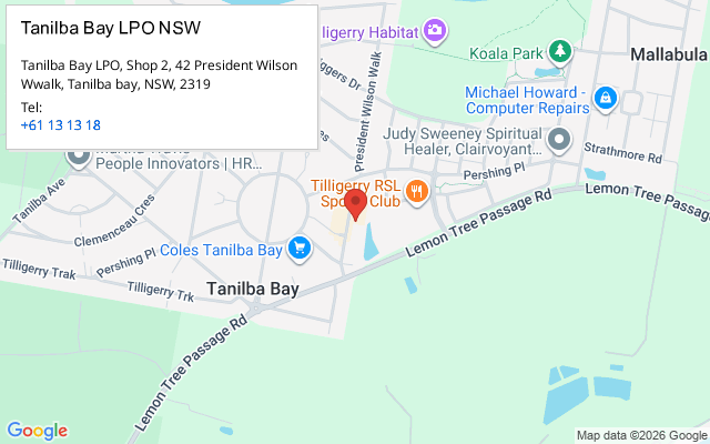 Tanilba Bay LPO NSW