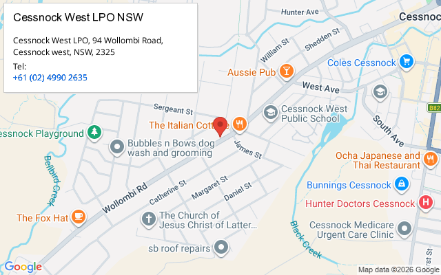 Cessnock West LPO NSW