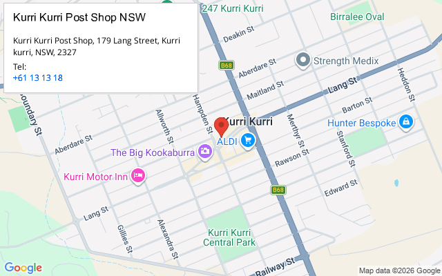 Kurri Kurri Post Shop NSW