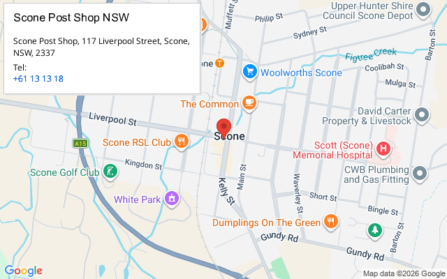Scone Post Shop NSW