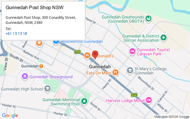 Gunnedah Post Shop NSW
