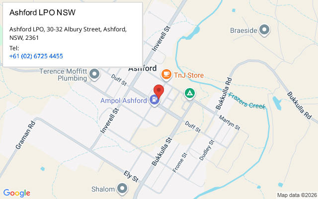Ashford LPO NSW