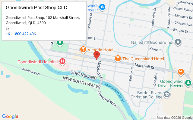 Goondiwindi Post Shop QLD