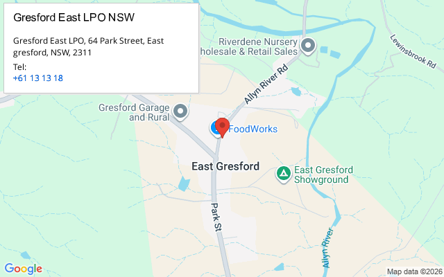 Gresford East LPO NSW