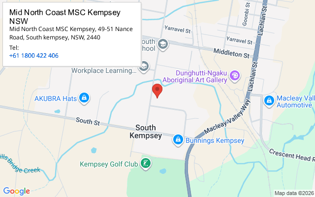 Mid North Coast MSC Kempsey NSW