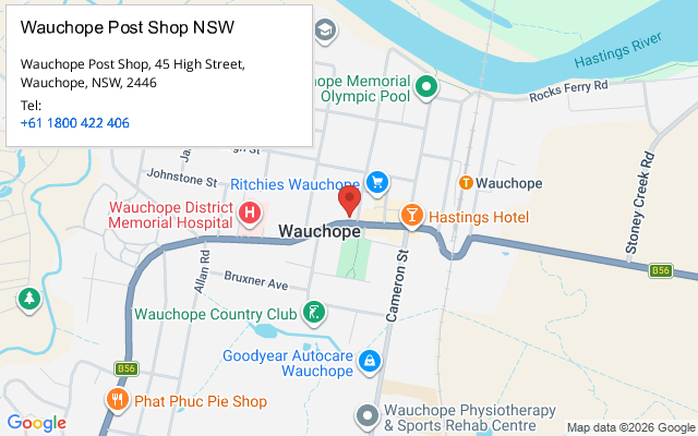 Wauchope Post Shop NSW