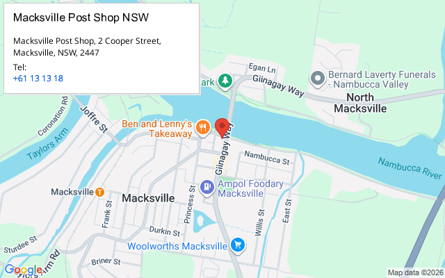 Macksville Post Shop NSW