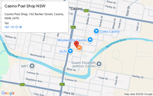 Casino Post Shop NSW