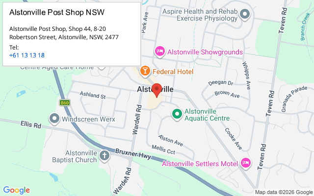 Alstonville Post Shop NSW