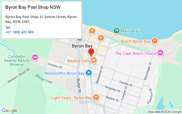 Byron Bay Post Shop NSW