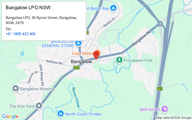 Bangalow LPO NSW