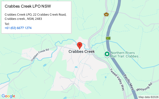 Crabbes Creek LPO NSW
