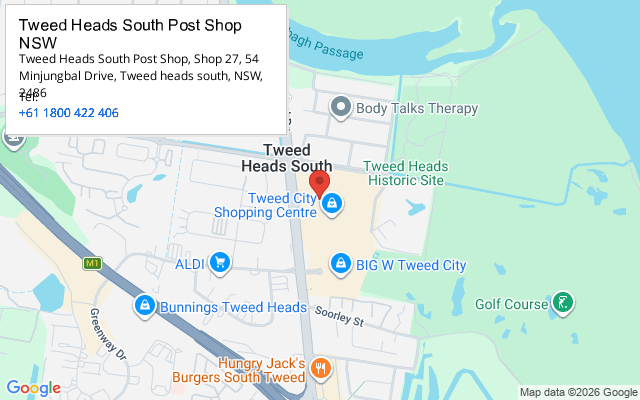 Tweed Heads South Post Shop NSW