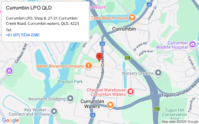 Currumbin LPO QLD
