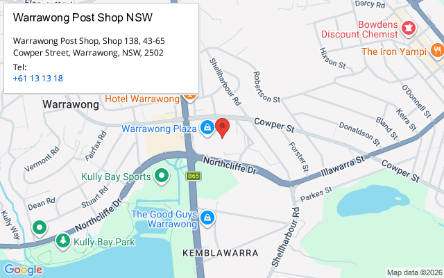 Warrawong Post Shop NSW