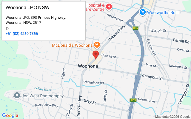 Woonona LPO NSW