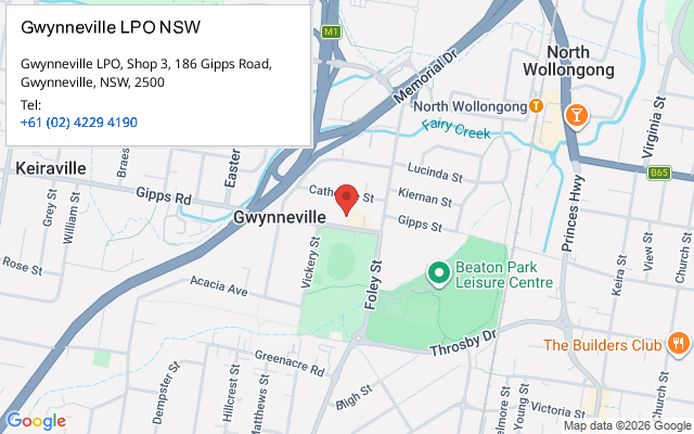 Gwynneville LPO NSW
