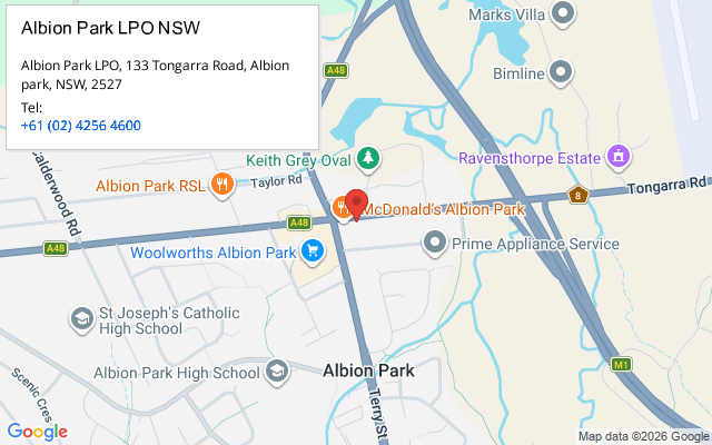 Albion Park LPO NSW
