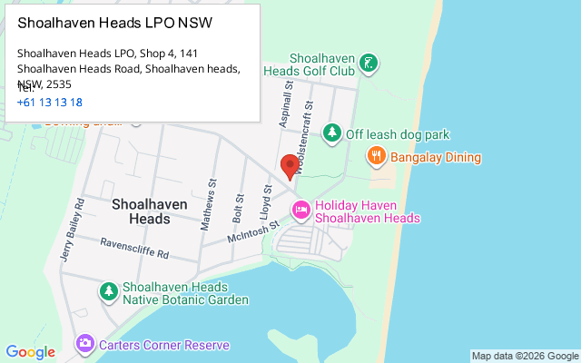 Shoalhaven Heads LPO NSW