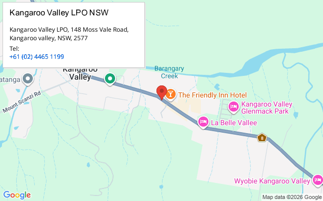 Kangaroo Valley LPO NSW