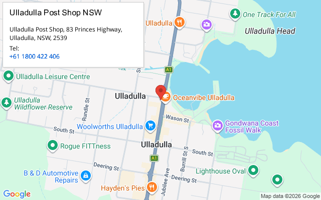 Ulladulla Post Shop NSW