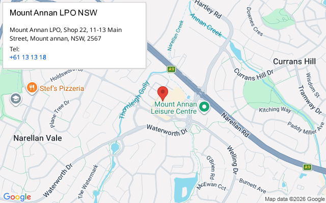 Mount Annan LPO NSW