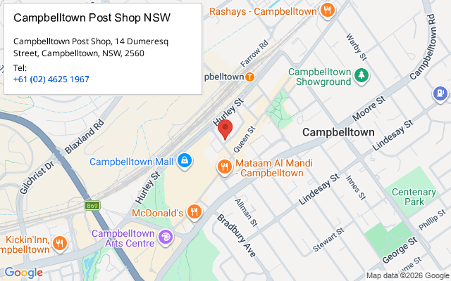 Campbelltown Post Shop NSW