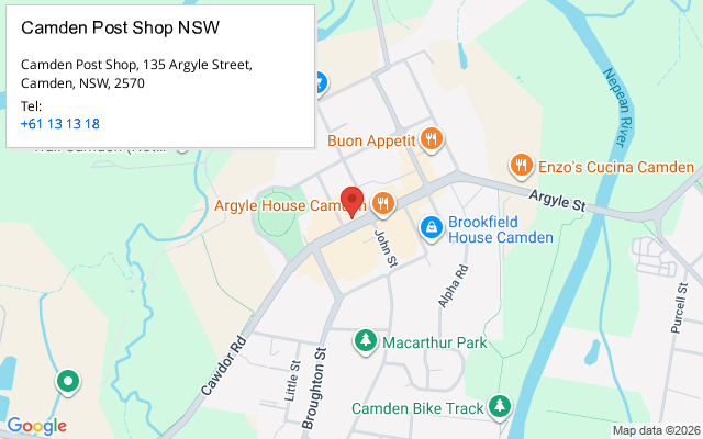 Camden Post Shop NSW