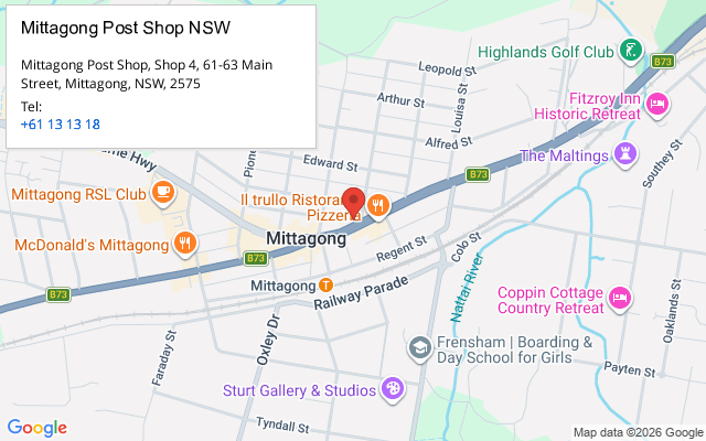 Mittagong Post Shop NSW